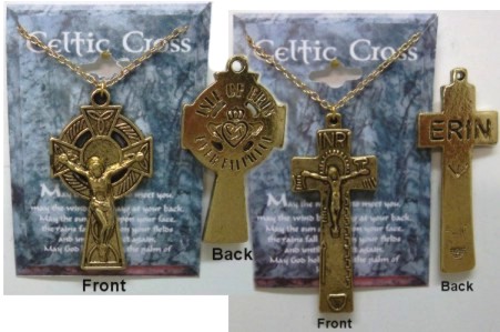 Irish Celtic Cross Necklace Assortment